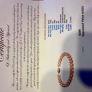 Genuine Freshwater Pearl brac